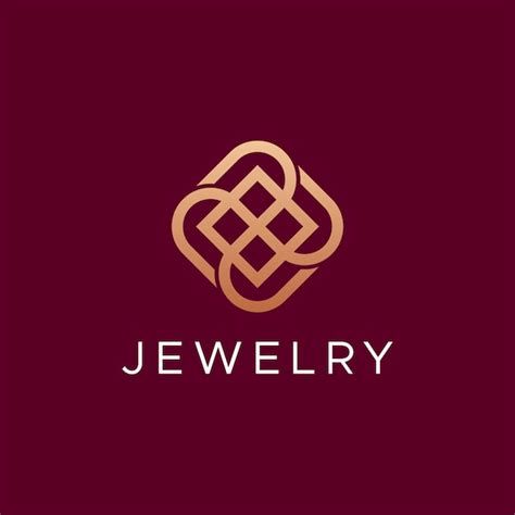 Premium Vector Modern Elegant Jewelry Logo