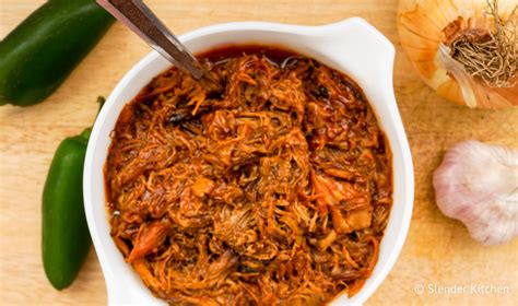 I love pulled pork but all the recipes i saw had sugary sauce. Low Carb Slow Cooker Spicy Pulled Pork - Slender Kitchen