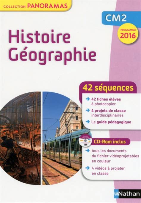 Histoire Geographie Cm2 Fichier Cd Collection Panoramas 2017