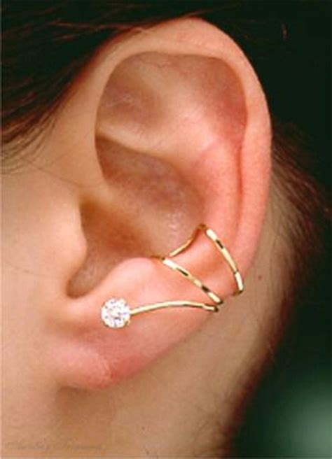 Sterling Silver Pierceless Ear Cuff Wrap Earrings