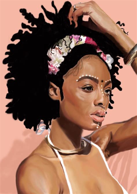 pin by thomasina robinson on works of art black girl art natural hair art afro art