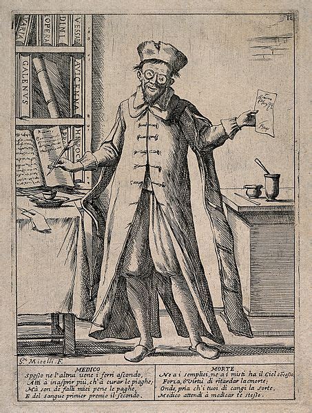Filean Old Fashioned Renaissance Doctor Etching By Gm Mitelli