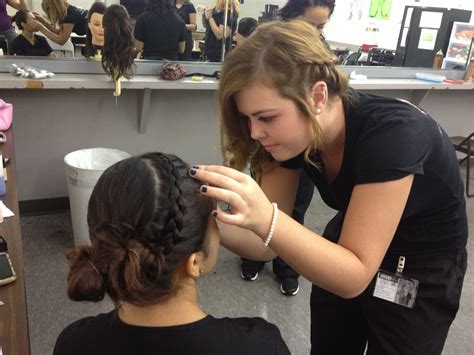 Hair And Makeup Done By Students At Our Beauty School In Waco For More