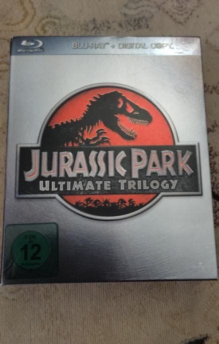 Jurassic Park Ultimate Trilogy Box Set 3 Blu Ray 3 Dvd Knjižica