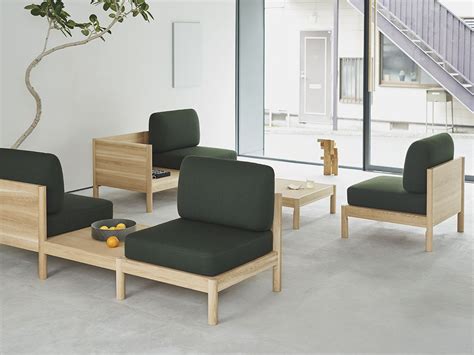 Karimoku New Standard Castor Lobby Sofa System Table カリモクニュースタンダード