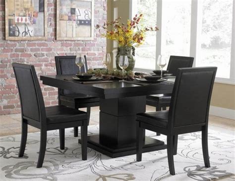 Brilliant Black Dining Room Sets Choosing Modern Dining Room Sets