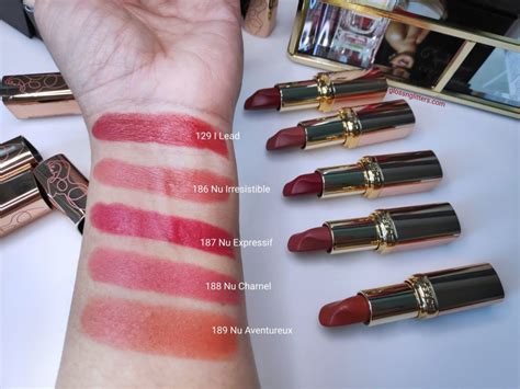New Loreal Colour Riche Les Nus Intense Lipsticks Review And Swatches Glossnglitters