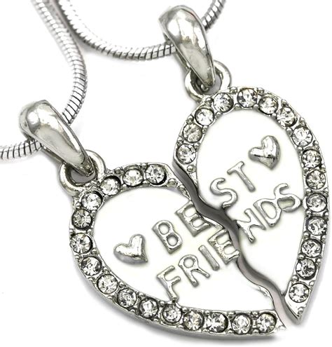 Soulbreezecollection Best Friends Forever Bff White Heart