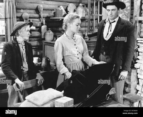 The Yearling From Left Claude Jarman Jr Jane Wyman Gregory Peck