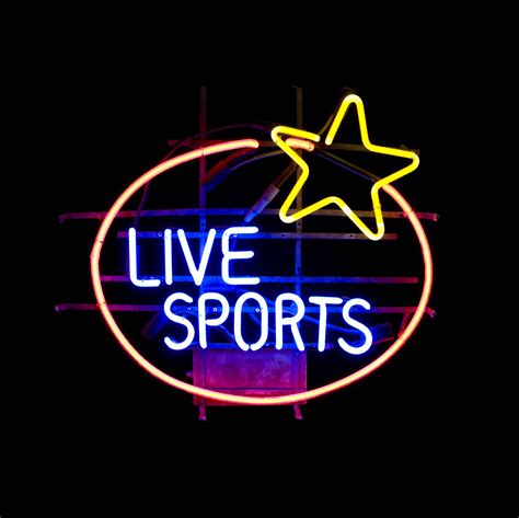 Live Sports Neon Sign Air Designs