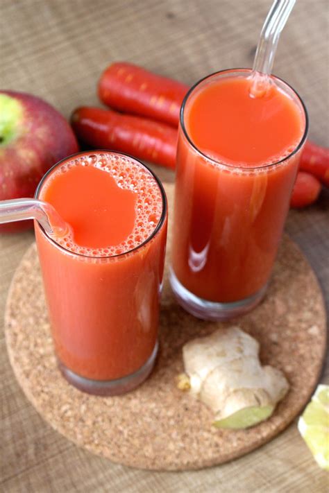 how to make apple carrot and ginger juice