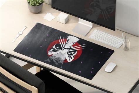 Wolverine Desk Mat Wolverine Mouse Pad Wolverine Extra Etsy