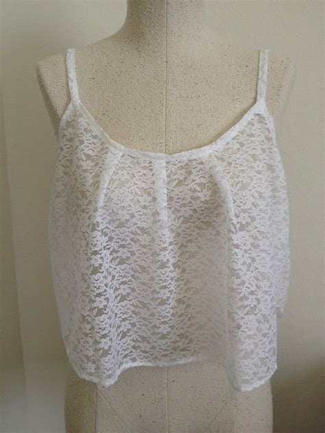 Tank tops are perfect for warm weather or layering in colder climates. DIY: Simple Flowy Lace Tank Top ~ Classy Peach