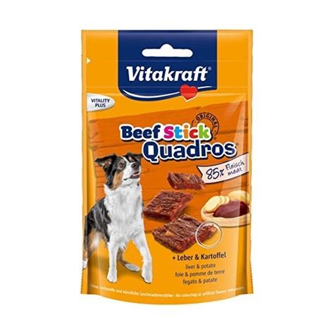 Vitakraft Beef Stick Quadros Plus Leber And Kartoffel Snacks Hund Günstig