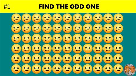 find the odd one emoji youtube