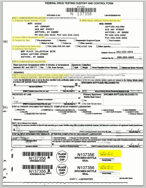 Pactox Confirmation Chain Of Custody Form 000formpt F Ccoc