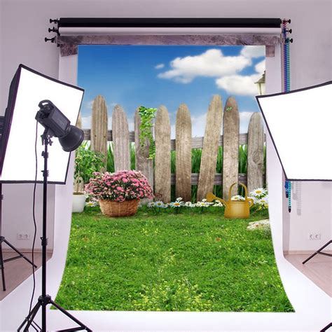 Ad 3x5ft Easter Garden Vinyl Photography Backdrop Background Kid Photo