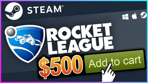 Rocket League On Steam Is 500 Youtube