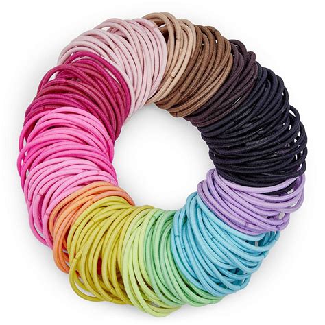 Quality Girls Hair Elastics Bobbles Bands Ties Babe Ponios Thick Thin Clothes Shoes