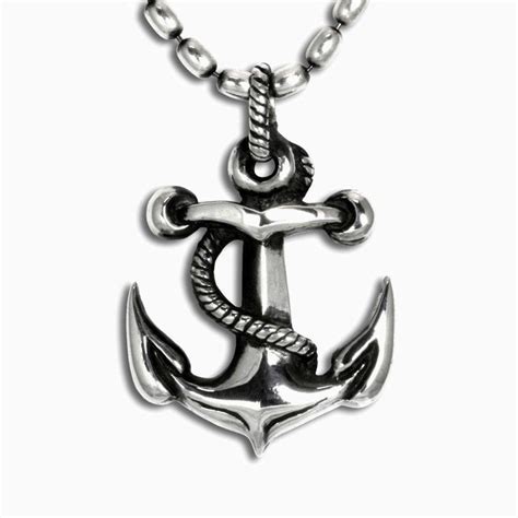 Buy A Hand Made Anchor Pendant In Sterling Silver Made To Order From