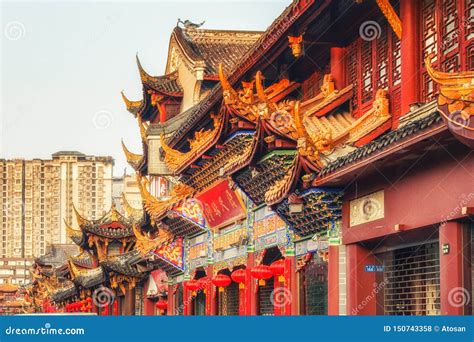 Ancient Town In Chengdu Sichuan Chengdu Has A History Of Over 3000