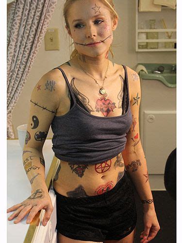 Watch Kristen Bell Show Off Her 214 Tattoos