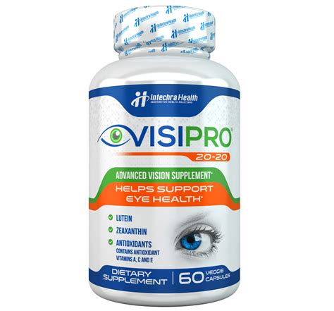 Visipro 20 20 Advanced Vision Supplement Complete Eye Health Formula