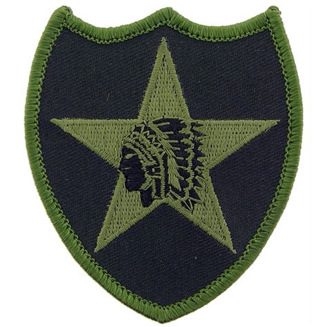 Us Army 2nd Infantry Division Patch Green 3 Walmart