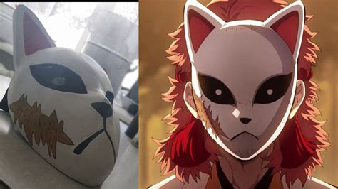How To Make Sabito Mask From Anime Demon Slayer Mask From Kimetsu No