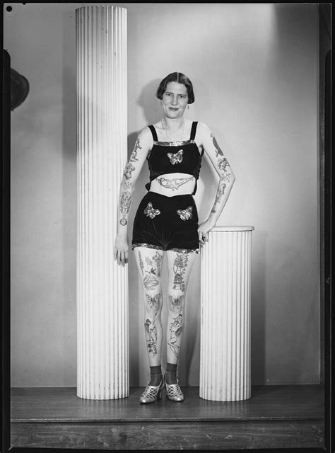 Tattooed Woman Australia 25 December 1937 Tattooed Woman Flickr