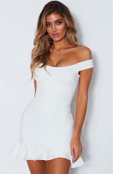 Hard To Tell Mini Dress White White Dress Mini Dress White Mini Dress