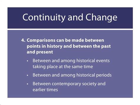 Continuity And Change