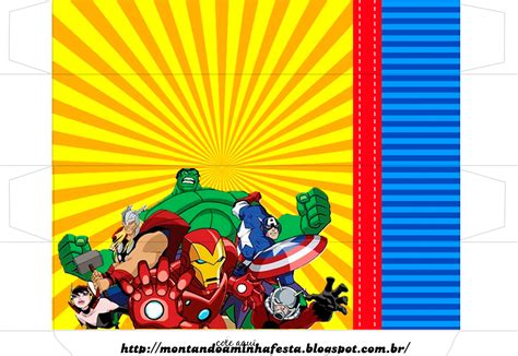 Avengers Comic Version Free Printable Boxes Oh My Fiesta For Geeks