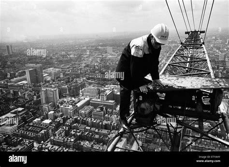 Construction Of The Gpo Tower London 15th July 1964 Stock Photo Alamy