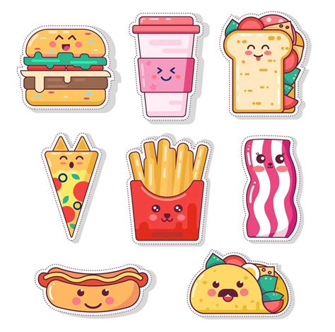 Food Stickers Printable