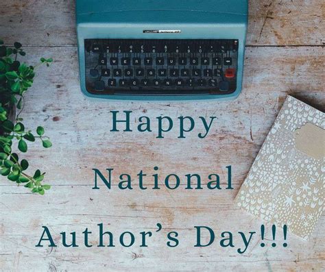 National Author Day November 1