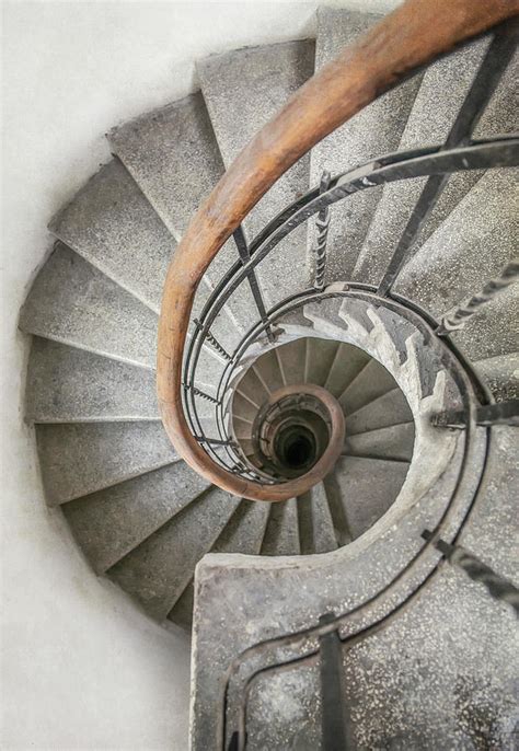 Pretty Stone Spiral Staircase Photograph By Jaroslaw Blaminsky Fine