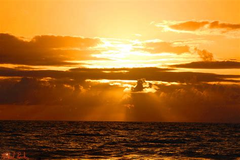 Tropical Hawaiian Sunset Photograph By Michael Rucker Pixels