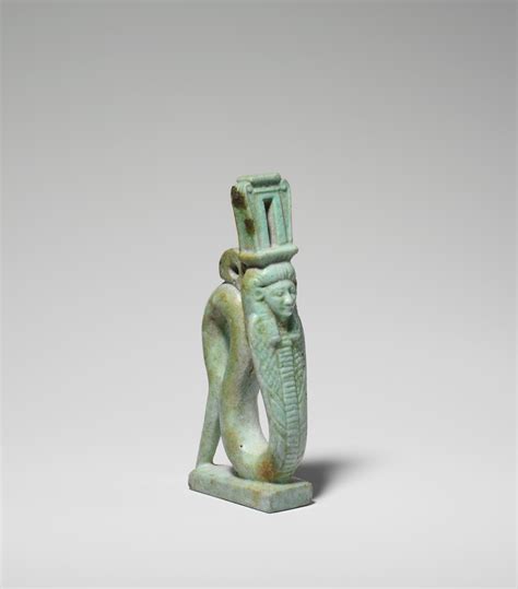 Hathor Amulet Third Intermediate Period Late Period The Metropolitan Museum Of Art