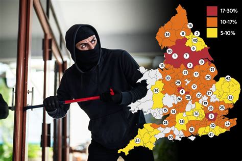 Britains Most Dangerous Areas For Burglary Revealed Is Your City Top