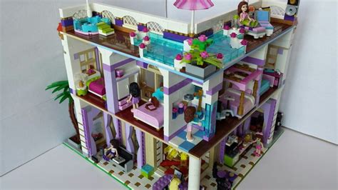 Lego Friends Hotel Inside View Of Grand Pearl Hotel Lego Friends Lego Hotel Lego Projects