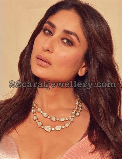 Kareena Kapoor Two Pearls Choker Jewellery Designs
