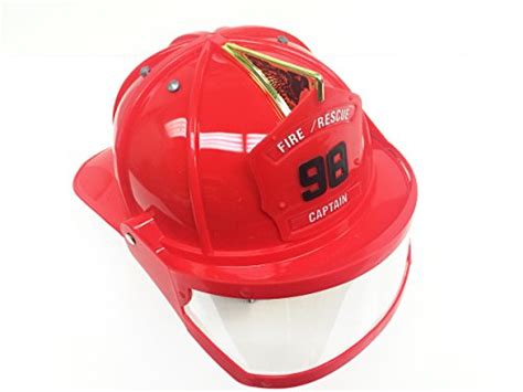 Texpress Toy Firefighter Helmet With Visorfireman Helmetfireman