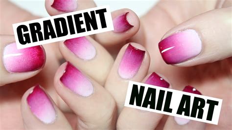 How To Gradient Nail Art The Nail Trail Youtube