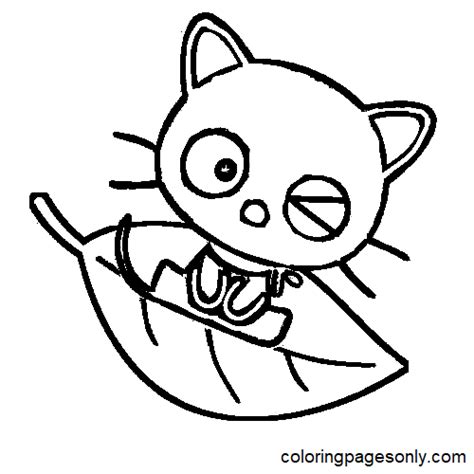 Chococat Coloring Page Coloring Pages