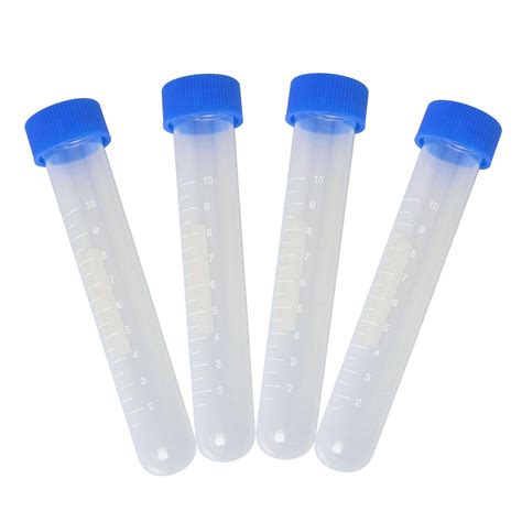Buy 20pcs 10ml Centrifuge Test Tubes With Screw Cap And Graduation Lab