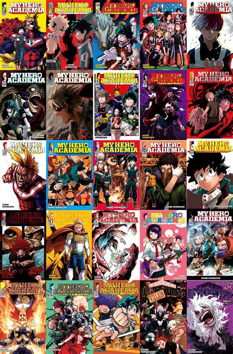 My Hero Academia Covers Compilation Volumes 1 25 Rbokunoheroacademia
