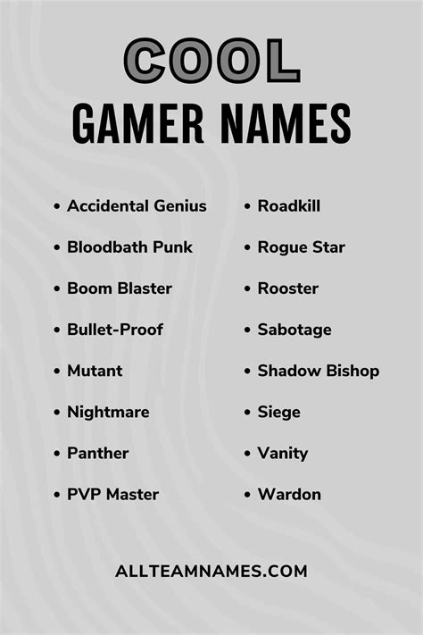311 Best Gaming Names For Team And Solo Players