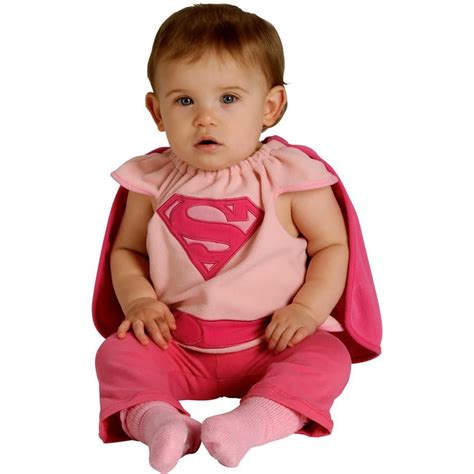 Pink Supergirl Infant Costume Scostumes