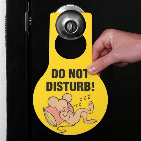 Do Not Disturb Hanging Tag Door Hang Tags 8875 X 5 Inches Sku Tg 0822